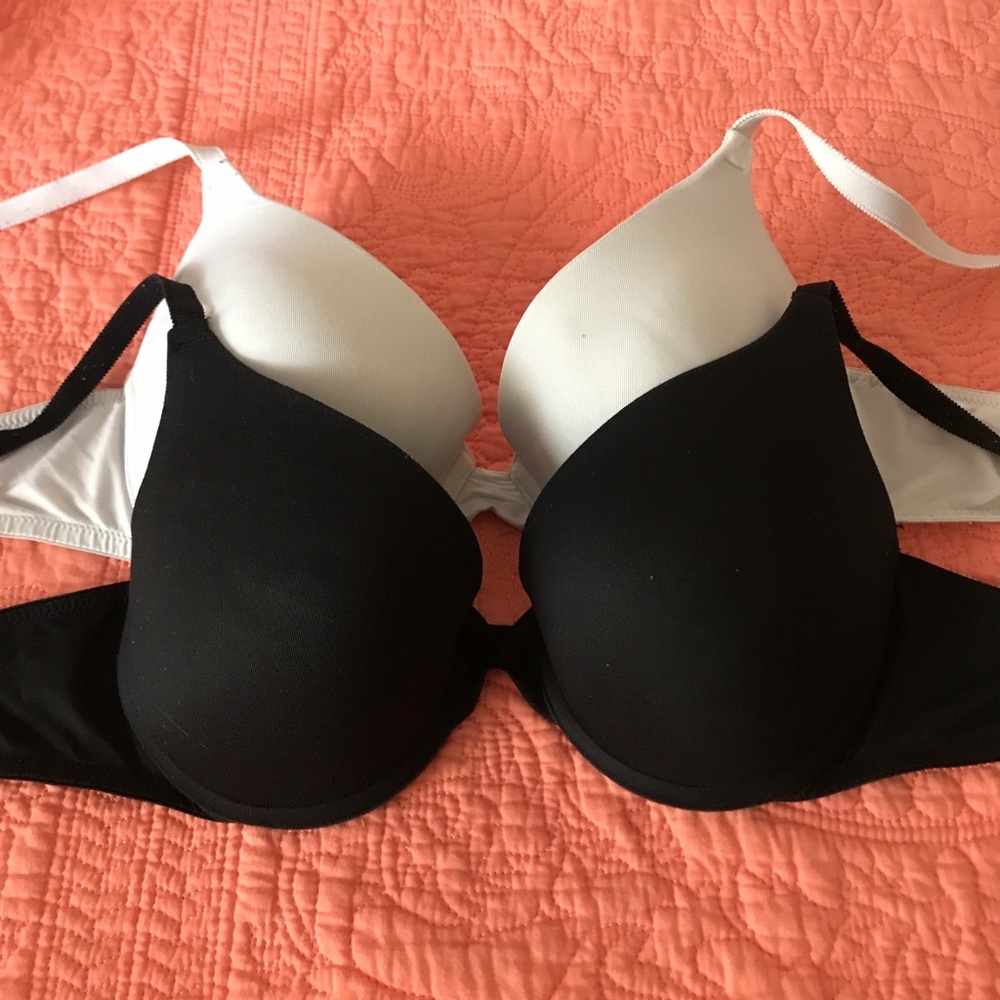 Set of 2: PINK Victoria’s Secret Push Up Bras 34C